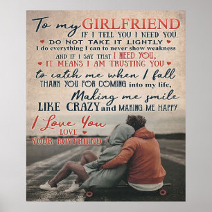 Poster Citation d'amour pour amie   Meilleur Cadeau Pour 