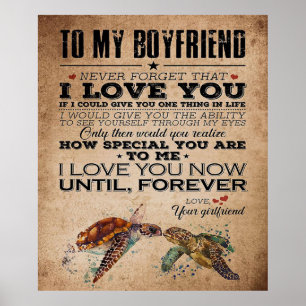 Poster Citation d'amour pour petit ami   Mathcing Couple 