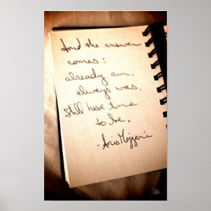 Poster Citation d'Anis Mojgani [Imprimer l'art]