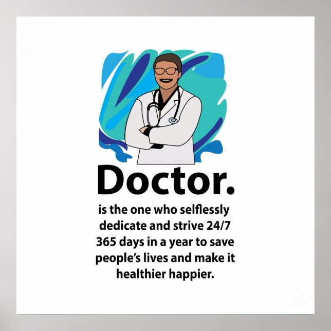 Poster Citation d'appréciation des médecins (Devant)
