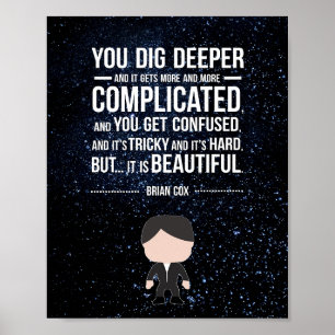Poster Citation de Brian Cox