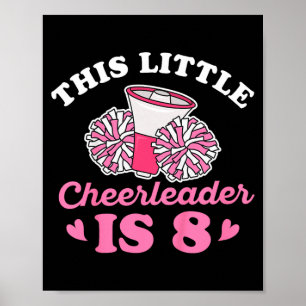 Poster Citation de Cheer Girl pour une fille cheerleader 