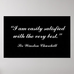 Poster Citation de Churchill