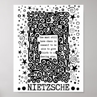 Poster Citation de Dancing STAR par Nietzsche