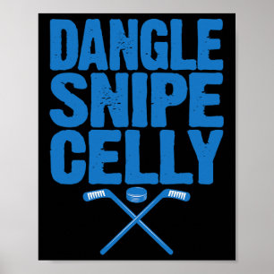 Poster Citation de Dangle Rétro Snipe Celly - Joueur de h