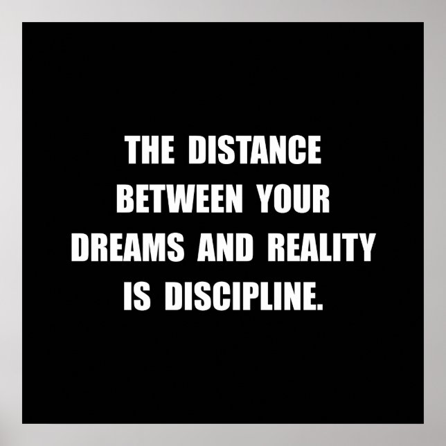 Poster Citation de discipline (Devant)