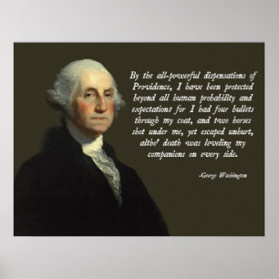 Poster Citation de George Washington Providence