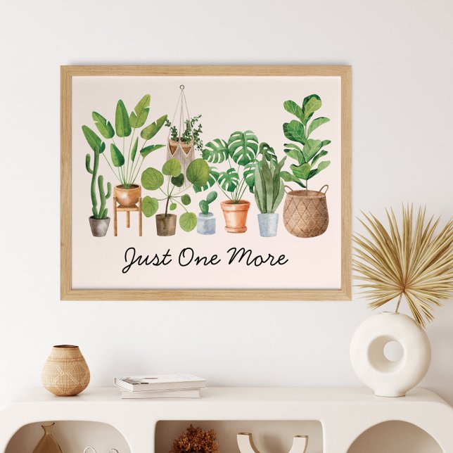 Poster Citation de jardinage de l'aquarelle ménagère (In situ)