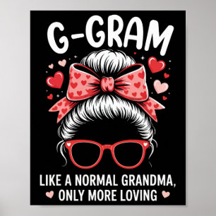 Poster Citation de la Saint-Valentin pour grand-mère aima