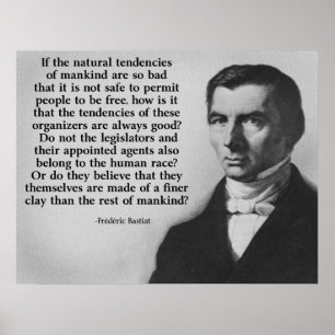 Poster Citation de l'argile Finer Bastiat