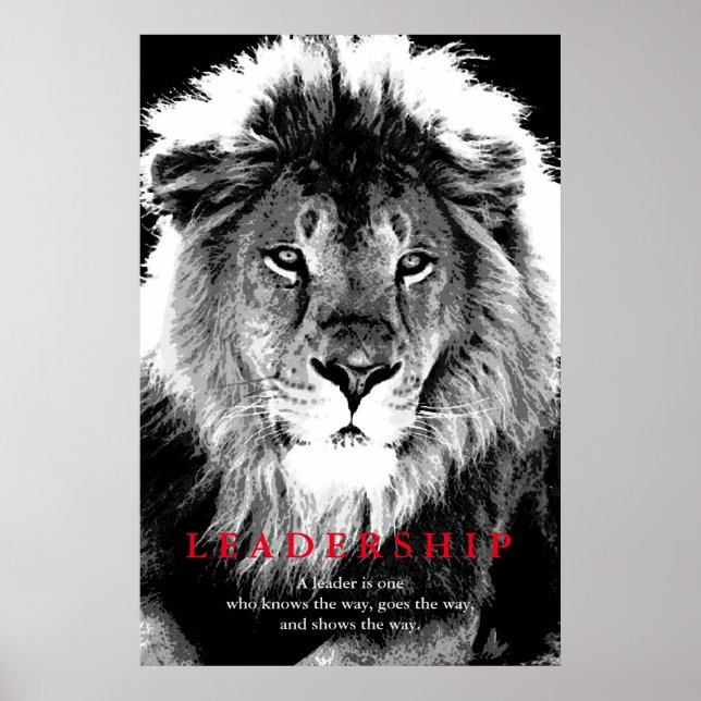 Poster Citation de leadership motivationnel (Devant)