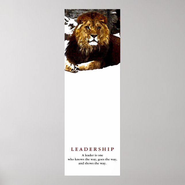 Poster Citation de leadership motivationnel (Devant)