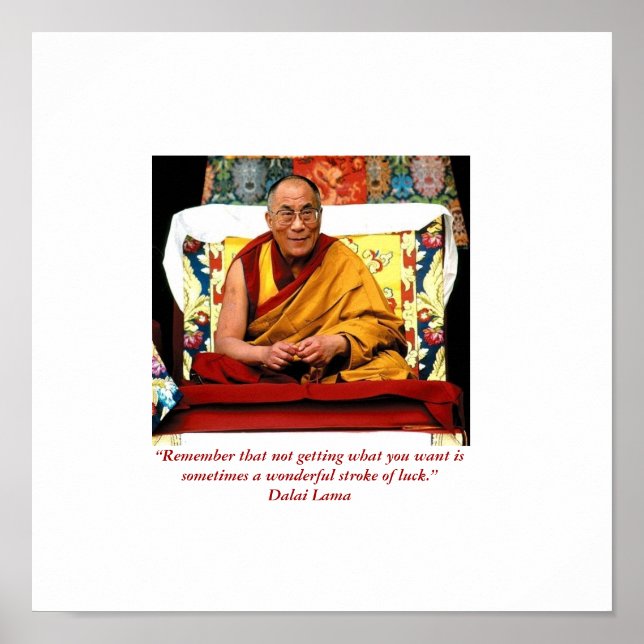 Poster Citation de Little Seeds Art HH Dali Lama (Devant)