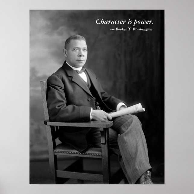 Poster Citation de livre T. Washington (Devant)