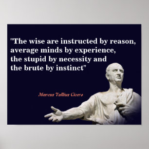 Poster Citation De Marcus Tullius Cicero