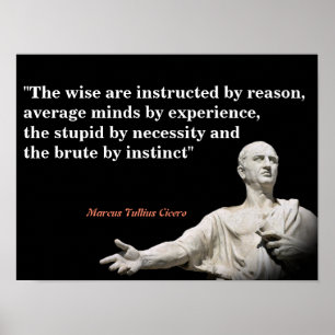 Poster Citation De Marcus Tullius Cicero