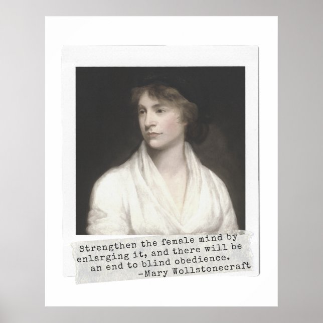 Poster Citation de Mary Wollstonecraft - Great Women in H (Devant)