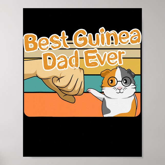Poster Citation de Meilleur papa guinéen pour un cochon d (Devant)