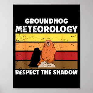 Poster Citation de météorologie pour le jour de la marmot