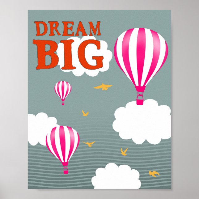 Poster Citation de motivation de la pouponnière de rêve g (Devant)