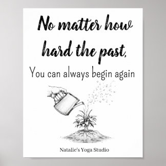 Poster Citation de motivation Réussite Santé mentale