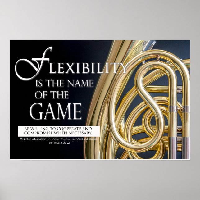 Poster Citation De Musique - Citations De Leadership Moti (Devant)