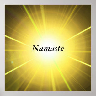Poster citation de 'Namaste'