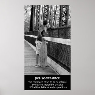 Poster Citation de persévérance longue