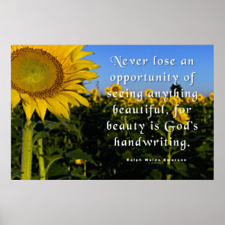 Poster Citation de Ralph Waldo Emerson