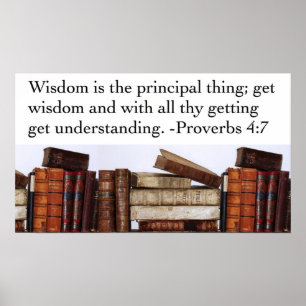 Poster Citation de sagesse