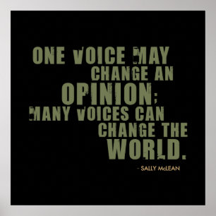 Poster Citation de Sally McLean