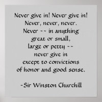 Citation de Sir Winston Churchill par SRF