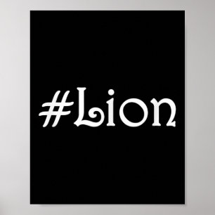 Poster Citation de succès inspirationnelle #lion Motivati