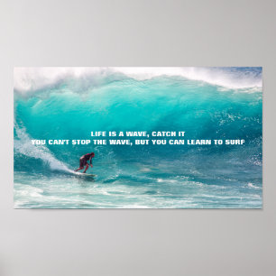 POSTER CITATION DE SURF