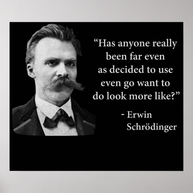 Poster Citation de Troll Friedrich Nietzsche (Devant)