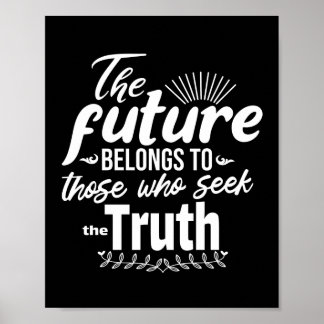 Poster Citation de vérité inspirante