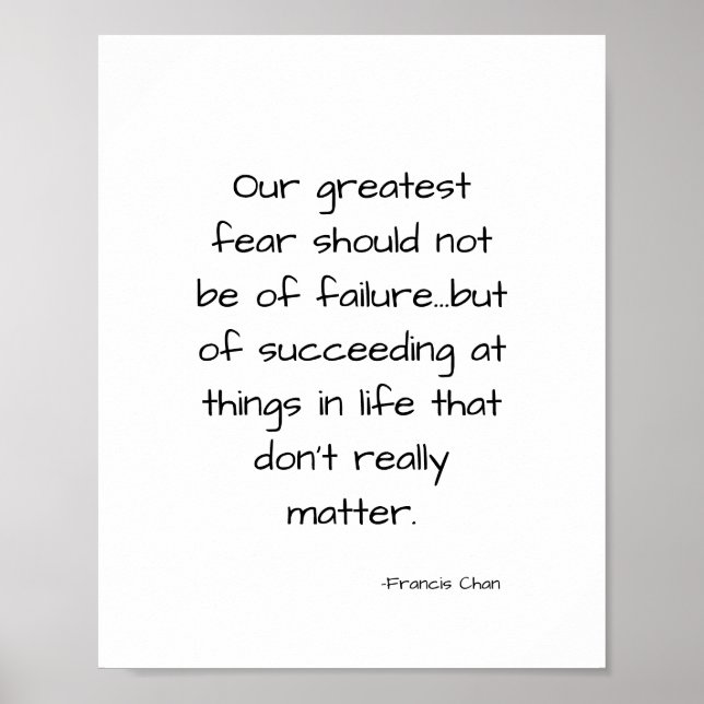 Poster Citation de vie motivante (Devant)