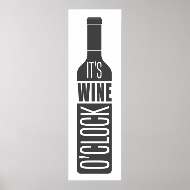 Poster Citation de vin (Devant)
