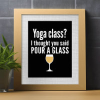 Citation De Vin Drôle - Cours De Yoga ? Verser un 