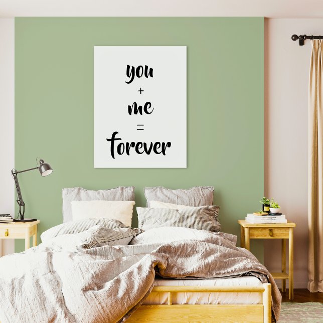 Poster Citation de Vous et Moi pour Toujours sur un Mur (Créateur téléchargé)