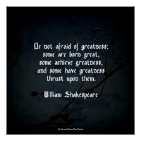 Citation de William Shakespeare - Grandeur