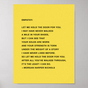 Poster Citation d'empathie