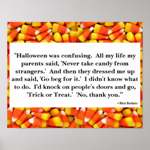 Poster Citation d'Halloween