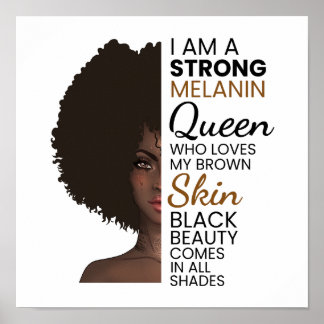 Poster Citation d'inspiration noire des femmes afro-améri