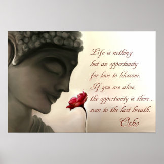 Poster Citation d'Osho