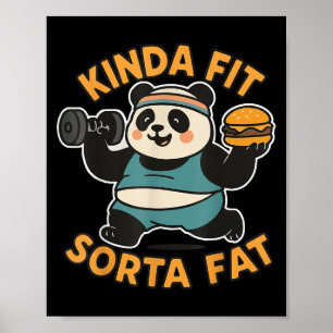 Poster Citation drôle plutôt en forme un peu gros cool gy