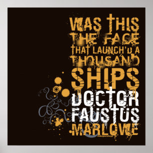 Poster Citation du docteur Faustus