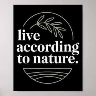 Poster Citation du philosophe stoïque Motivation stoïcism