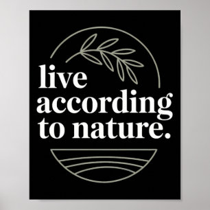 Poster Citation du philosophe stoïque Motivation stoïcism