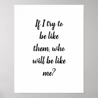 Poster Citation du proverbe juif *motivationnel*